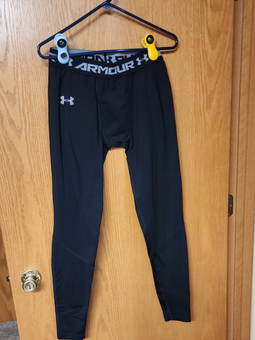 Under Armour Black Compression Leggings mens L number 1051
